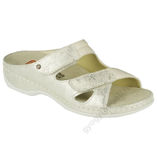 Berkemann Janna arany kígyó mintás bőr/beige strech